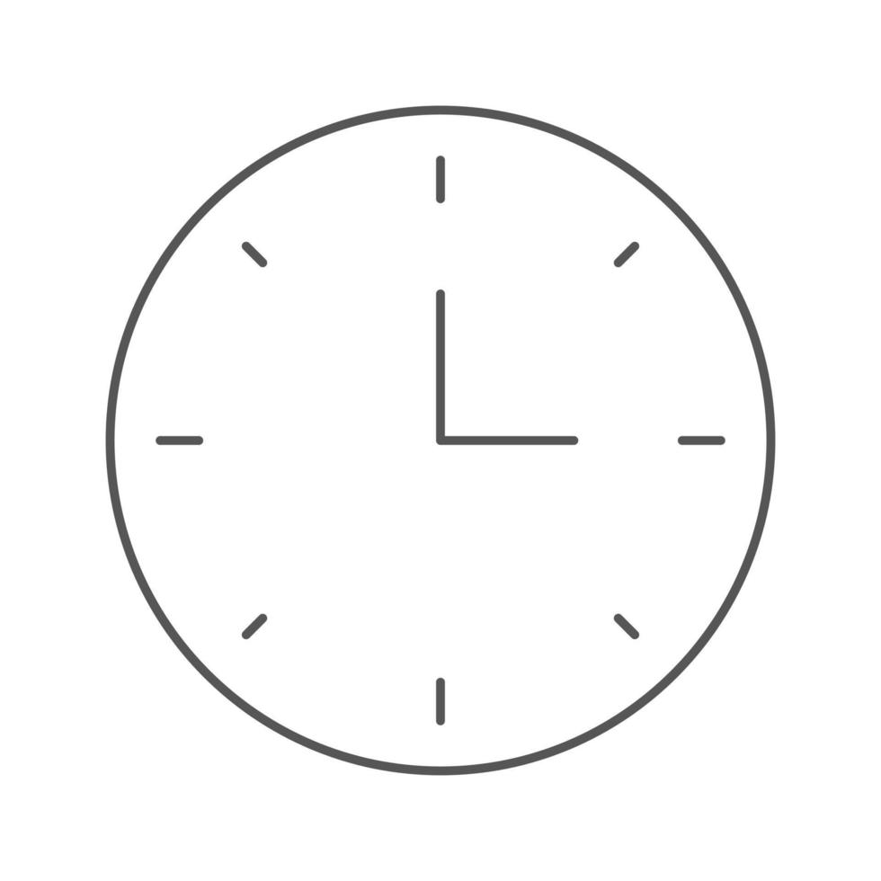 Clock logo icon sign symbol design vector