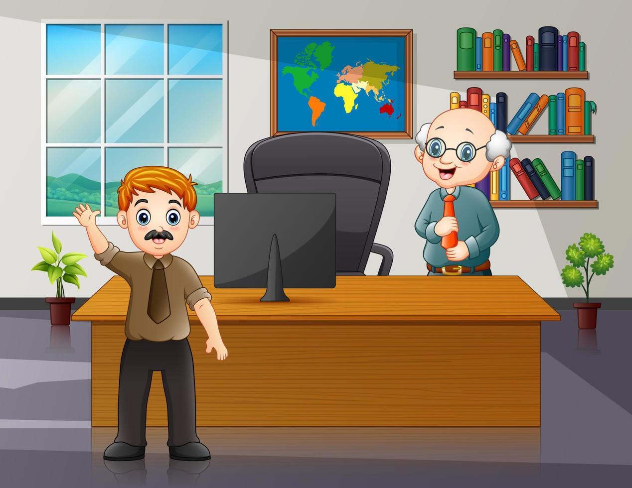 The businessman in the office room illustration 6732332 Vector Art at Vecteezy The businessman in the office room illustration 6732332 Vector Art at Vecteezy