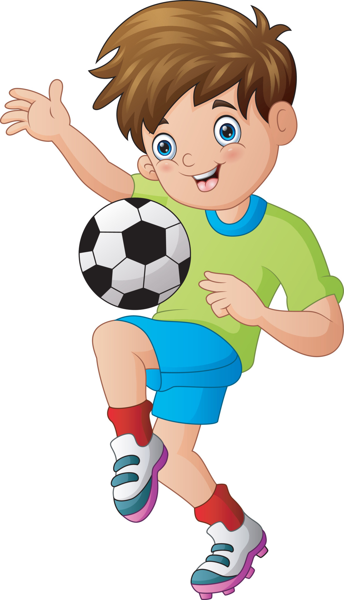 niño de escuela niño jugando vector de juego de deporte de fútbol 17386768  Vector en Vecteezy