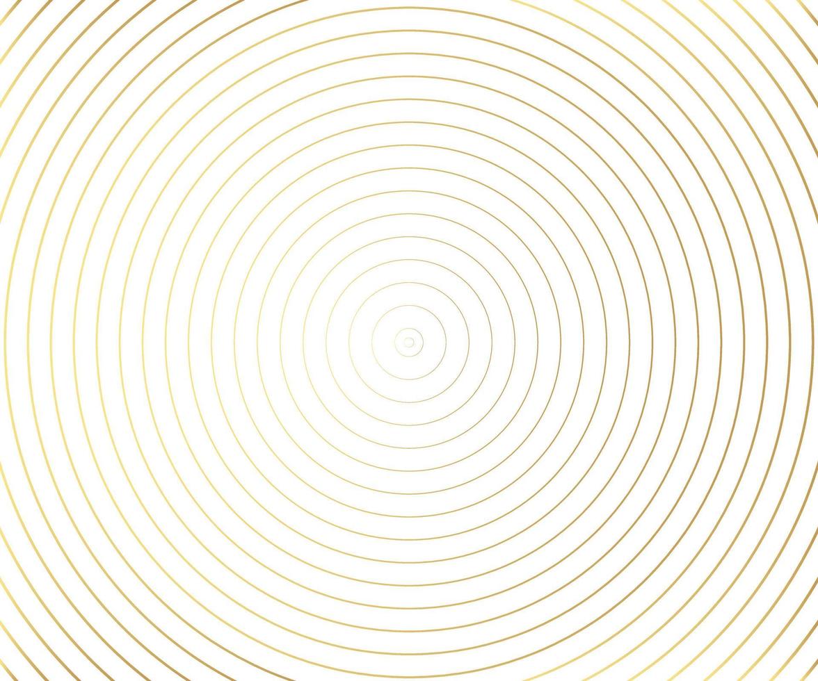 patrón de círculo de lujo dorado con líneas de ondas doradas. fondo abstracto, ilustración vectorial vector