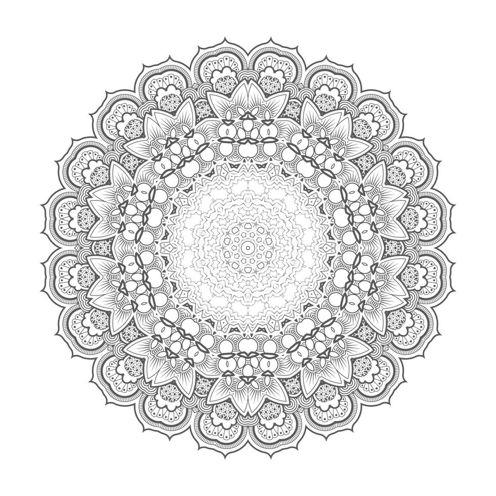 vector de mandala para un hermoso diseño