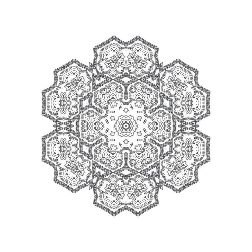 vector de mandala elegante para el diseño