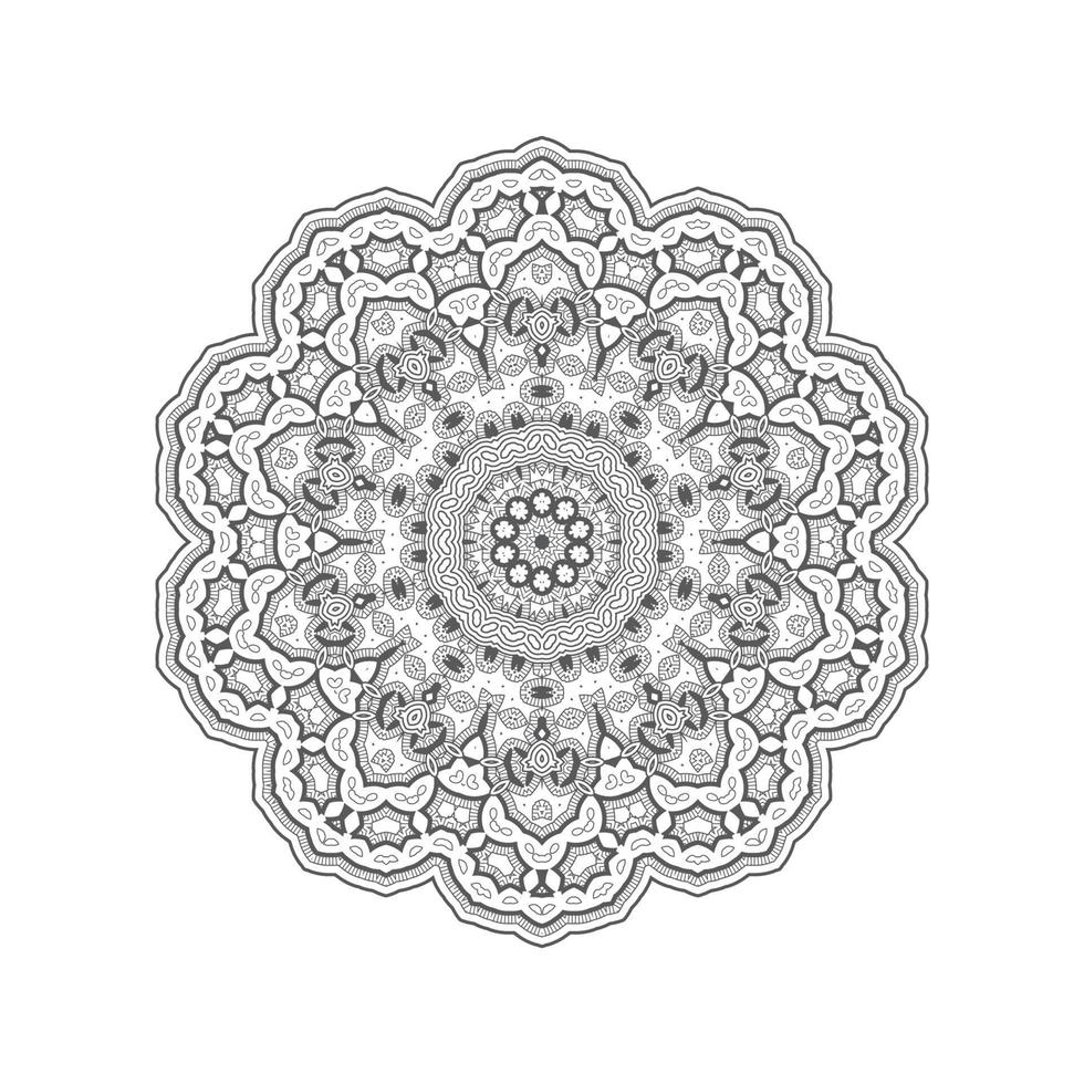 vector de mandala elegante para el diseño