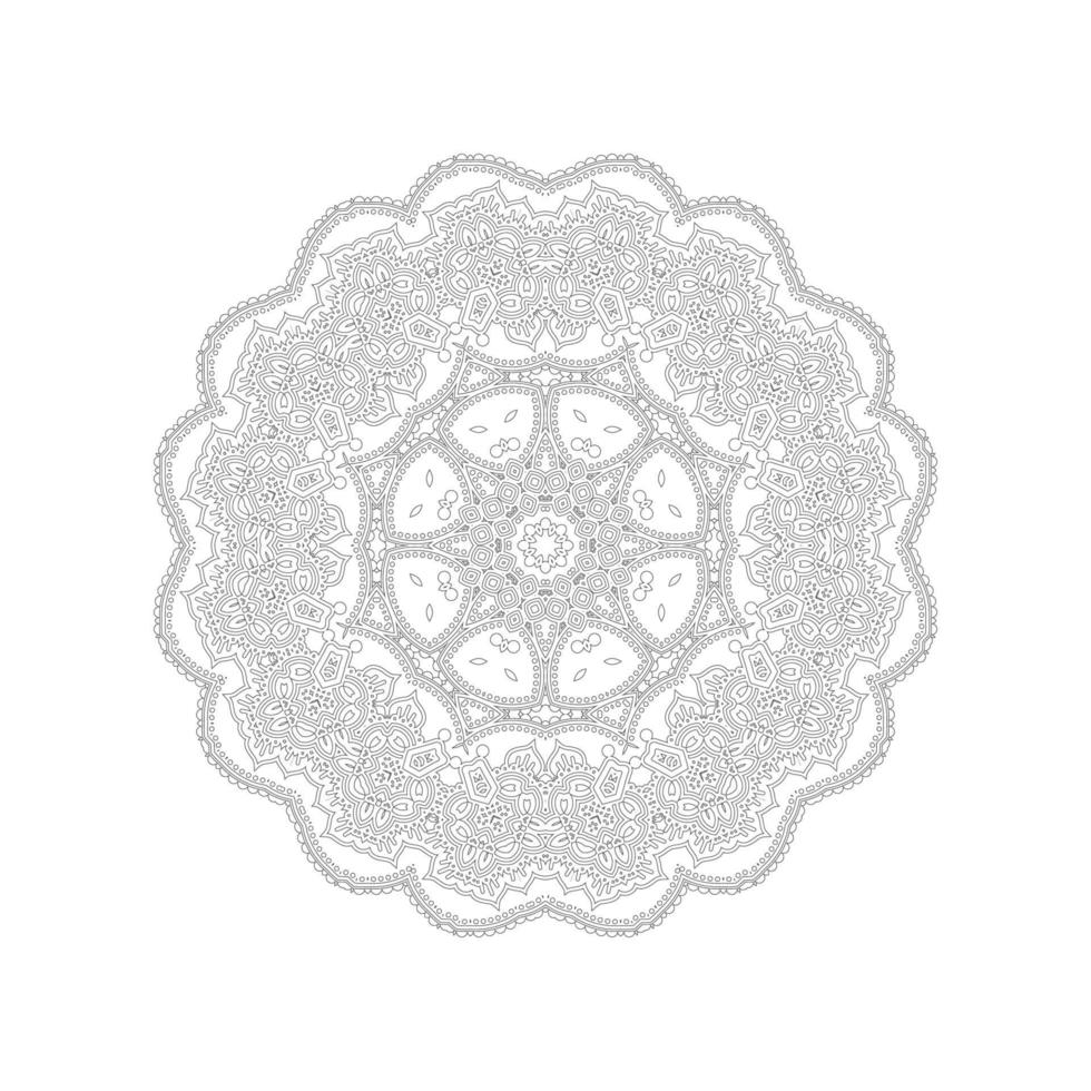 vector de mandala para un hermoso diseño