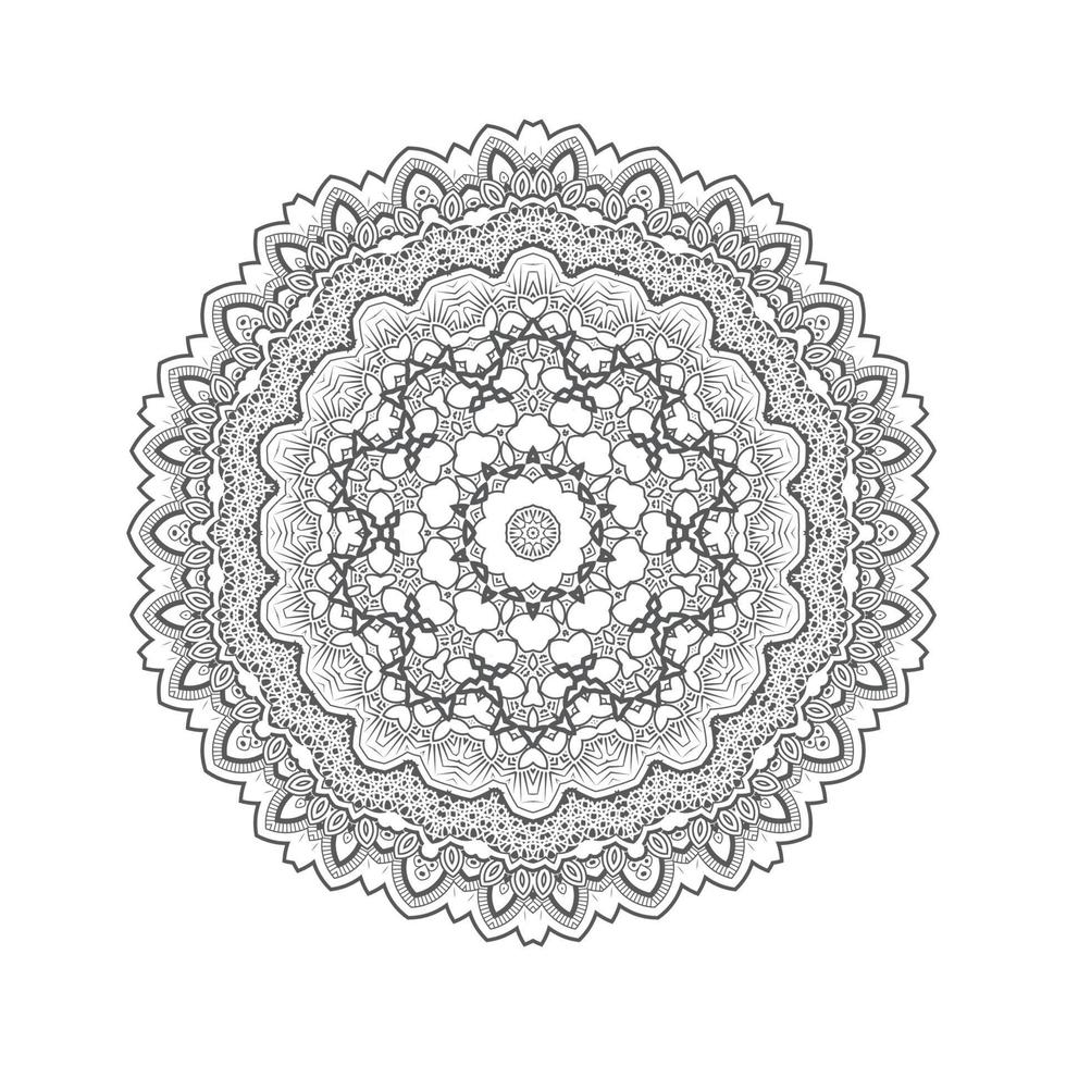 vector de mandala elegante para el diseño