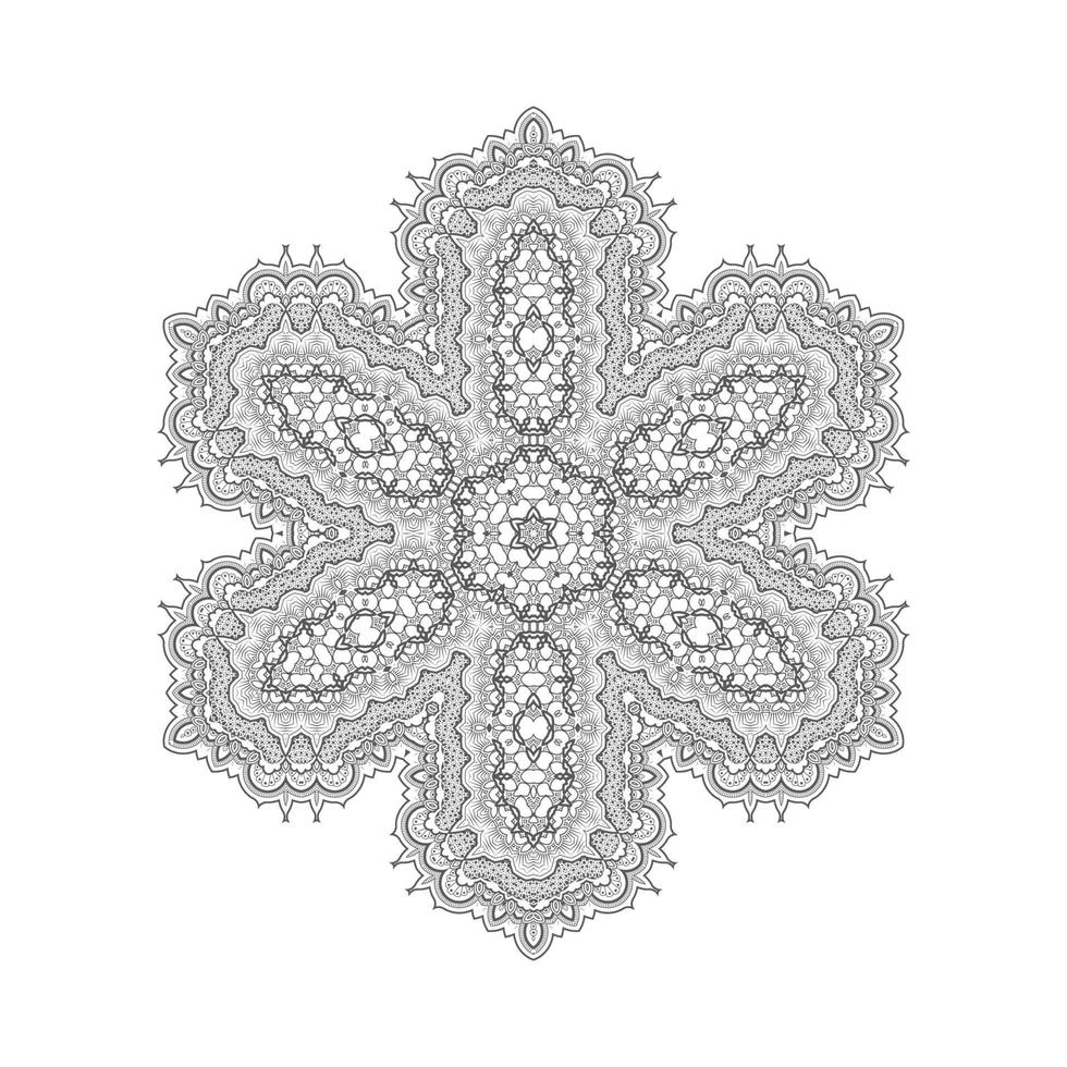 vector de mandala elegante para el diseño