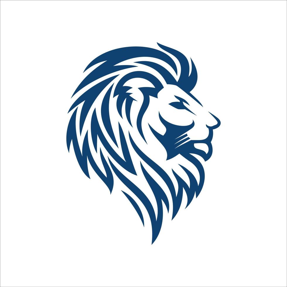 Lion Head Logo Design Template Vector illustration 6735394 Vector Art at  Vecteezy