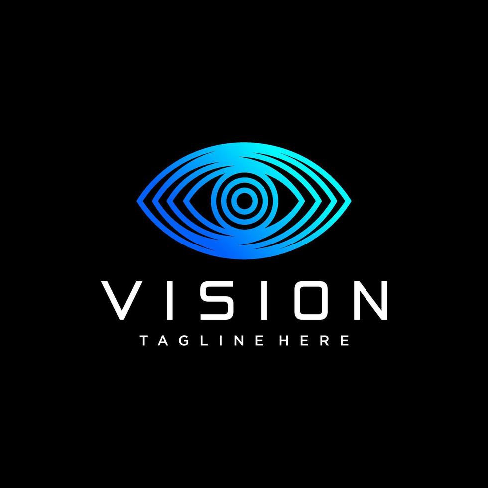 Abstract vision logo Vector image