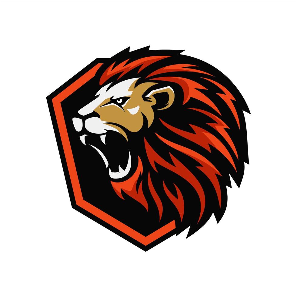 Roaring Lion Logo Design Vector Template 6735452 Vector Art at ...