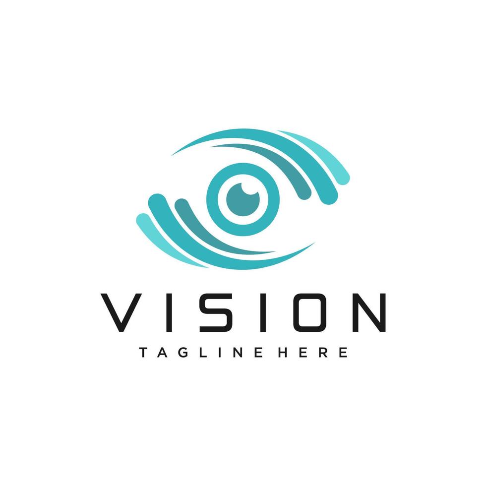 Abstract vision logo Vector image