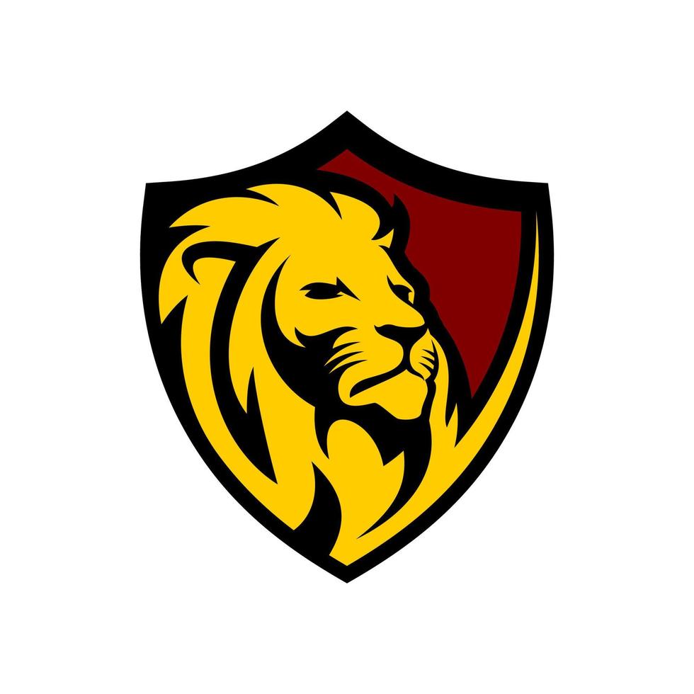 Lion Head Logo Design Template Vector illustration