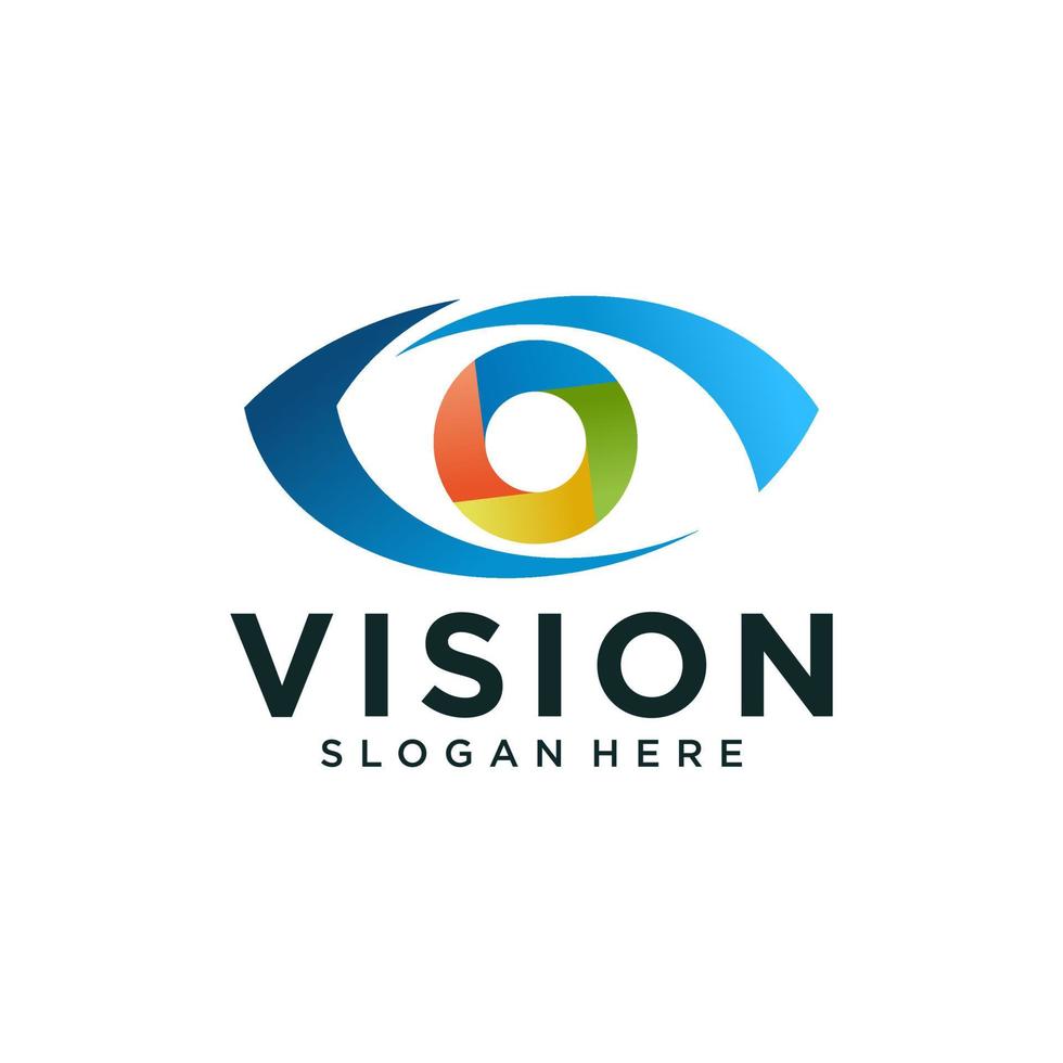 Abstract vision logo Vector image