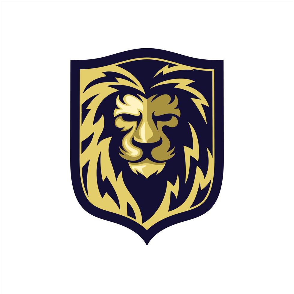 Lion logo design vector template illustration