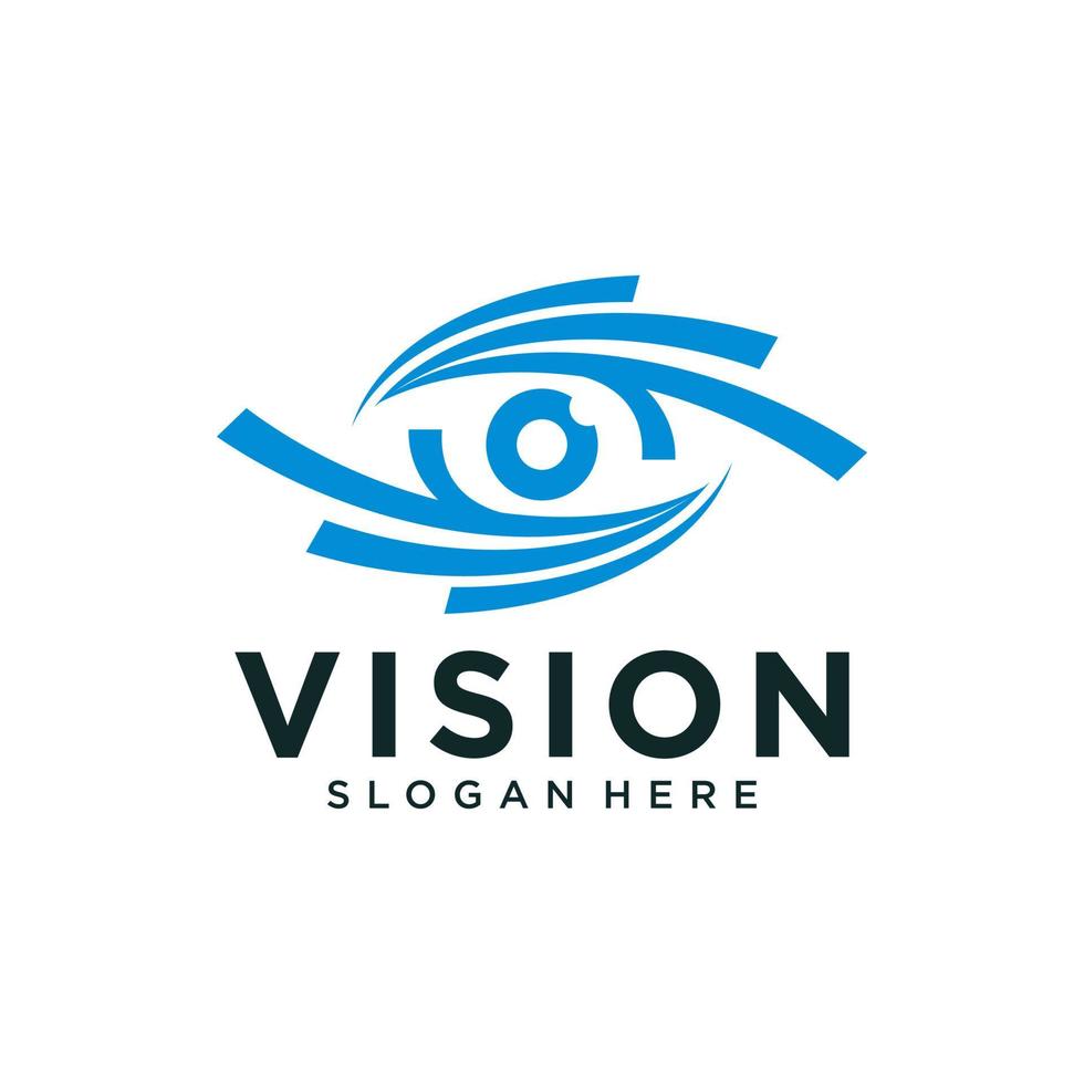 Abstract vision logo Vector template