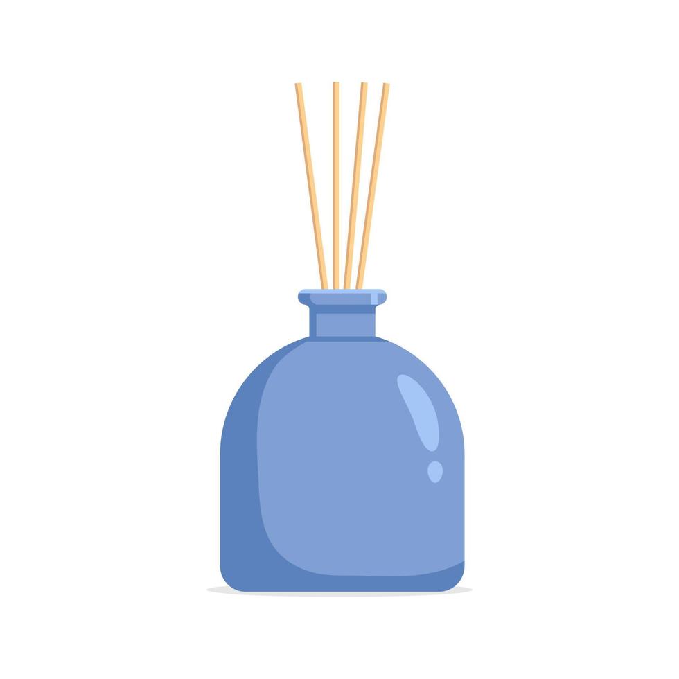 Vector aromatic diffuser with Scented Oil and reeds 6735927 Vector Art ...