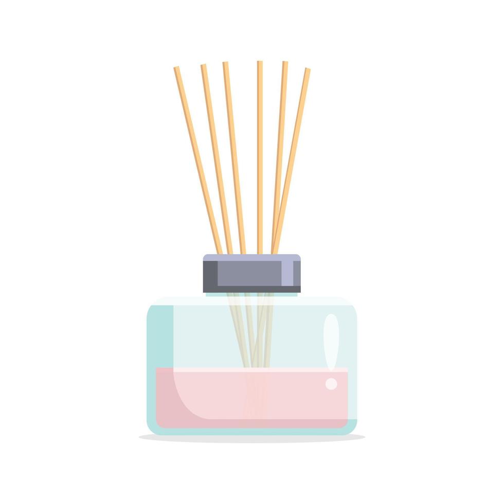 Vector aromatic diffuser with Scented Oil and reeds