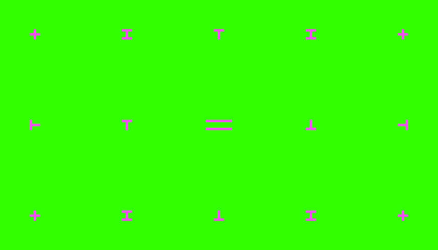 Green colored chroma key background screen flat style design vector illustration.
