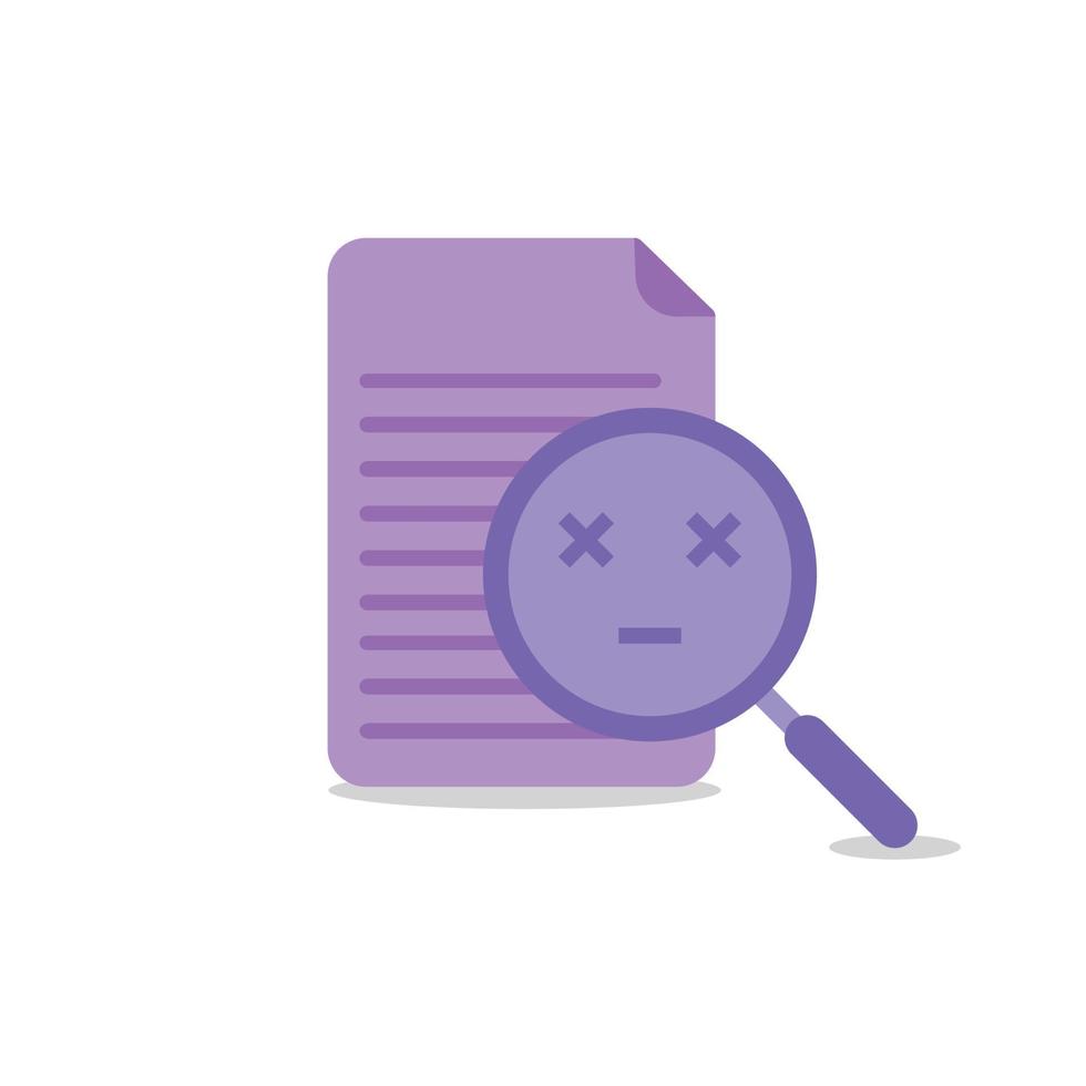 Illustration File Not Found or 404 Error Page vector