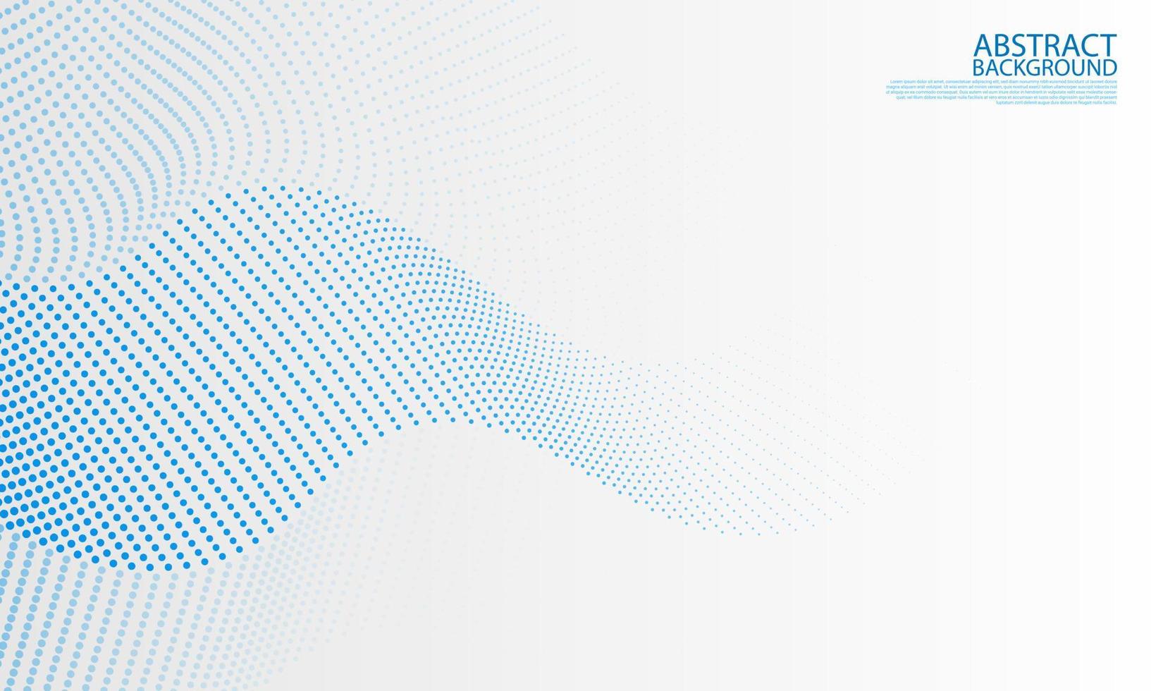 Abstract blue dot wavy background. Vector illustration. 6736664 Vector