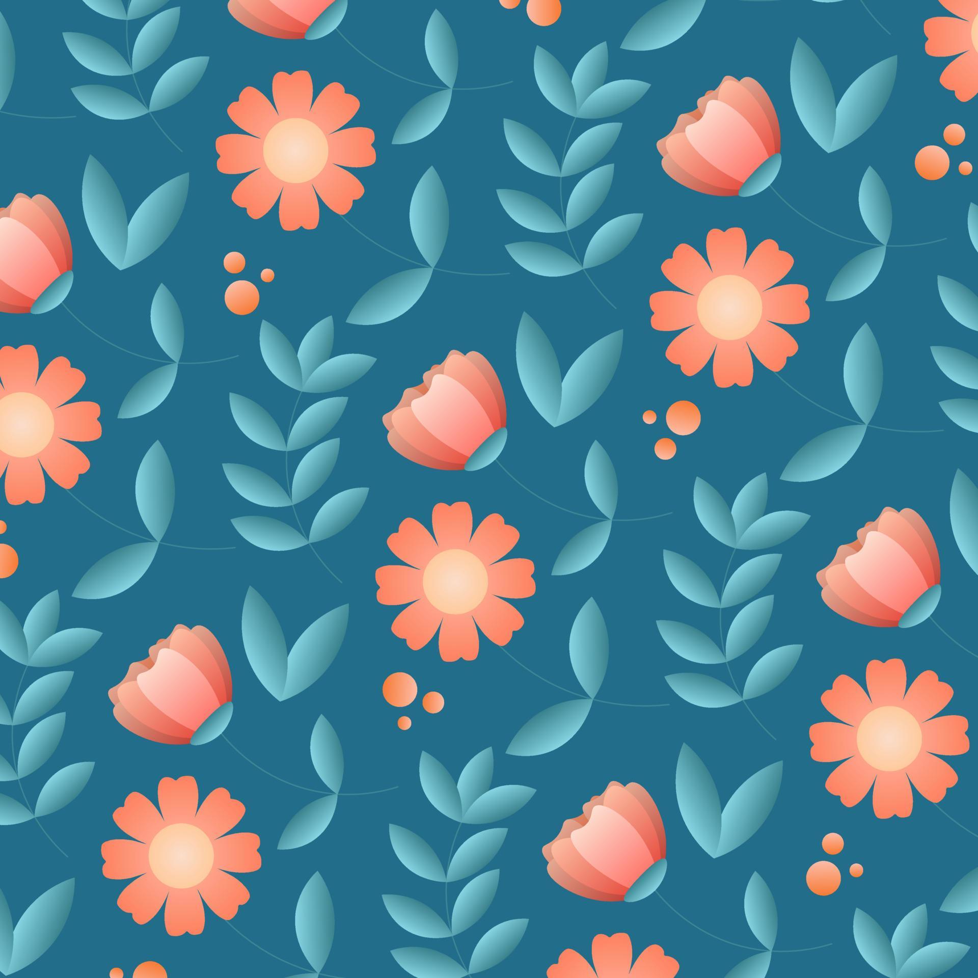 Abstract flower pattern background. Vector illustration. 6736756 Vector