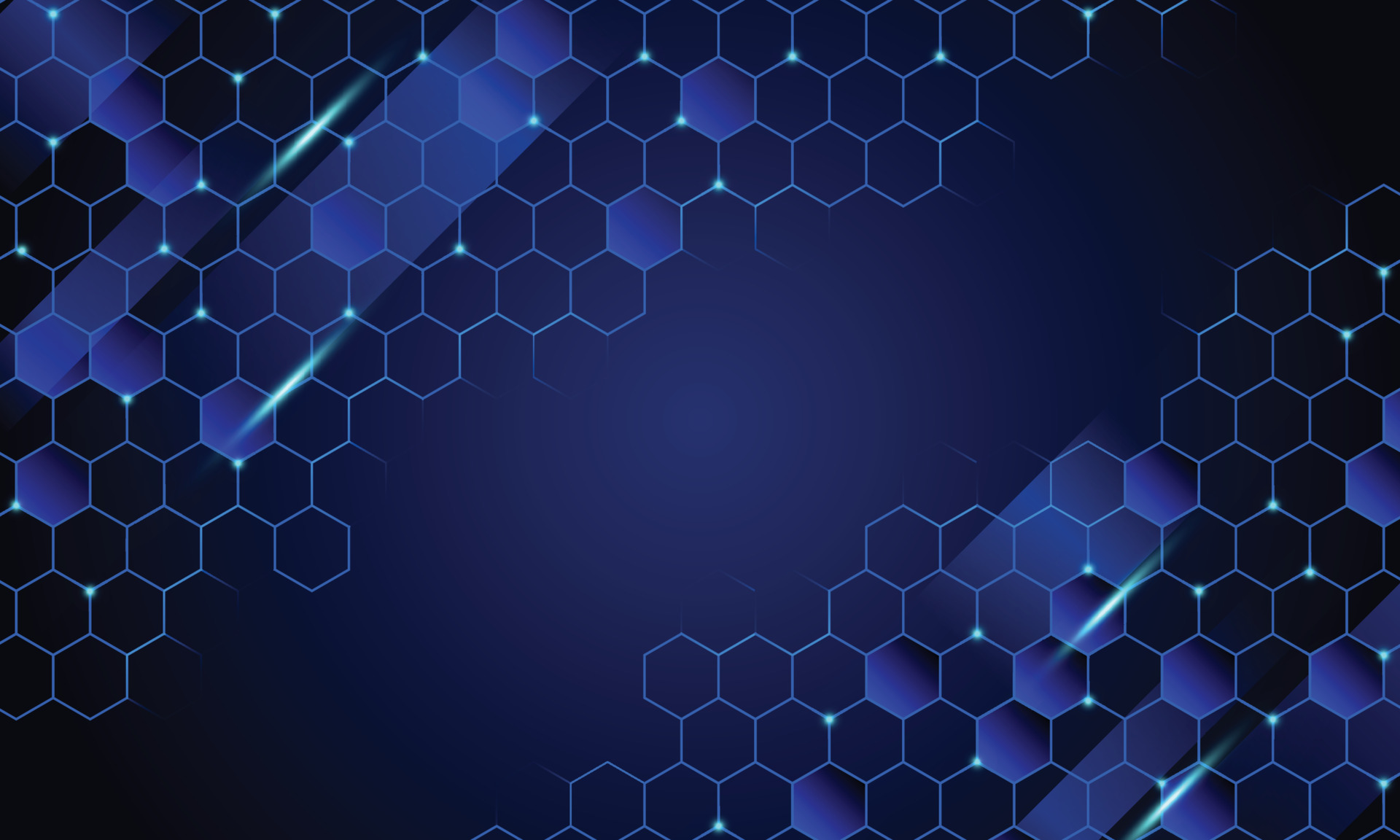 Abstract blue digital honeycomb background. 6736776 Vector Art at Vecteezy