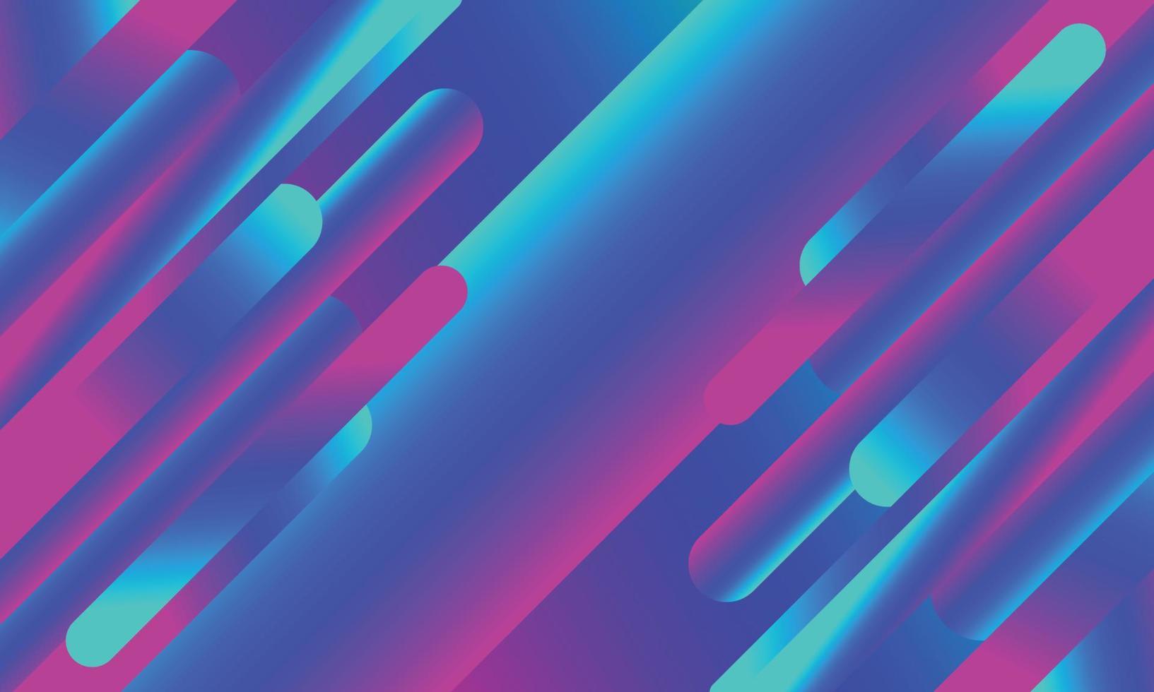 fondo de línea redondeada de formas abstractas de degradado azul y rosa. vector