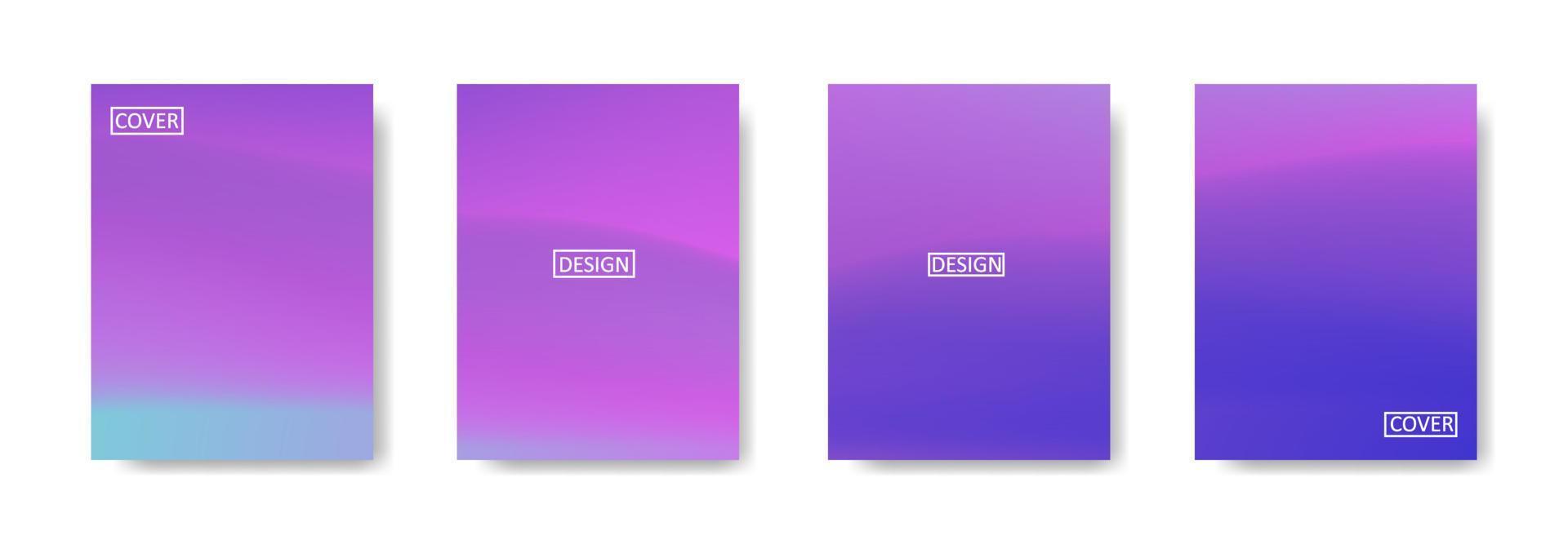 Set of abstract background with beautiful gradation color, colorful background for poster flyer banner backdrop.vertical banner.cool fluid background vector illustration