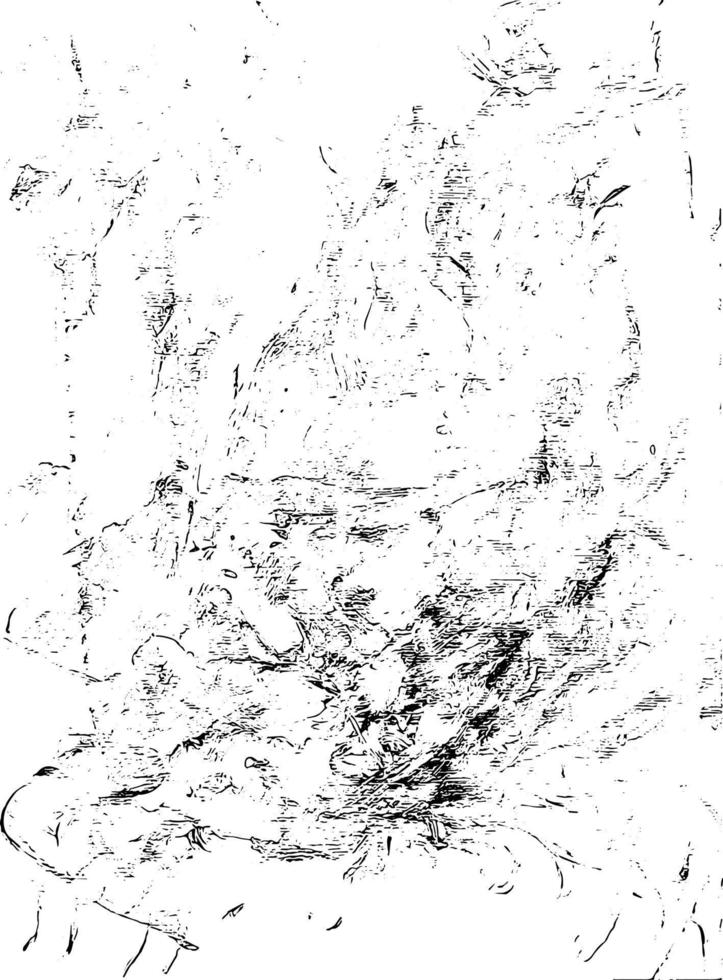 textura vectorial de pintura abstracta aislada en un fondo blanco. vector