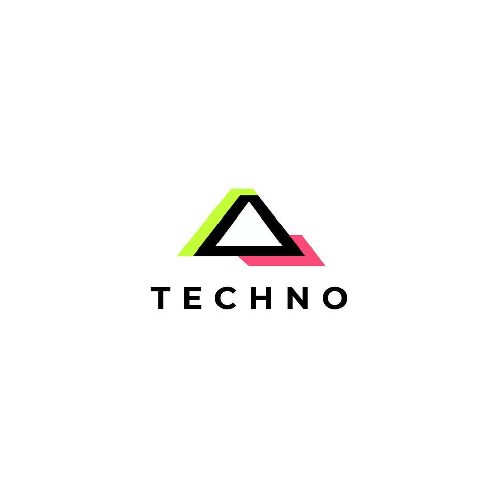 letter a abstract for studio or software development vector