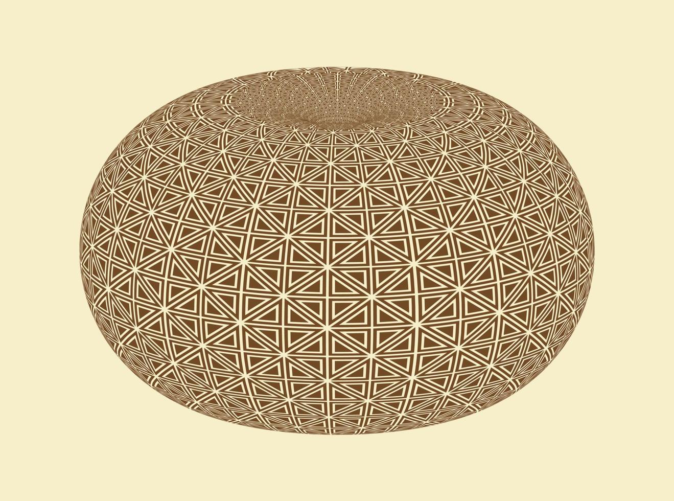 Abstract Shape Circle Construction vector