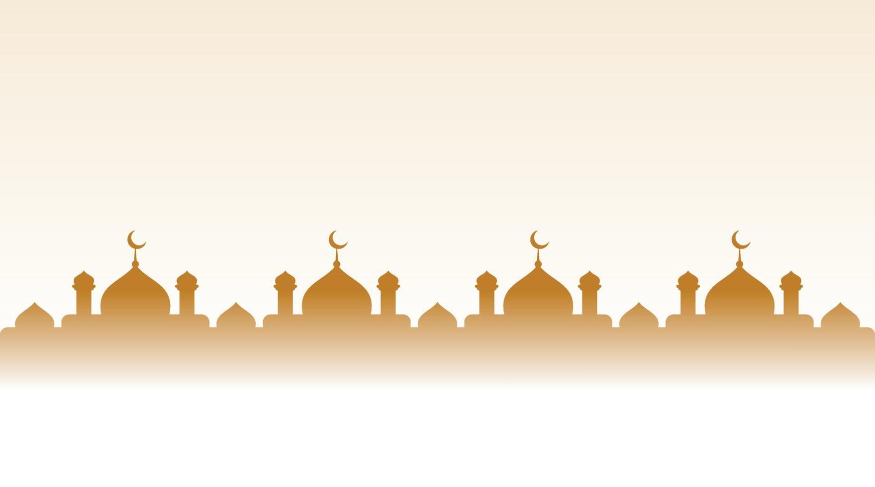 fondo islámico. fondo de eid mubarak. fondo de ramadán kareem. vector