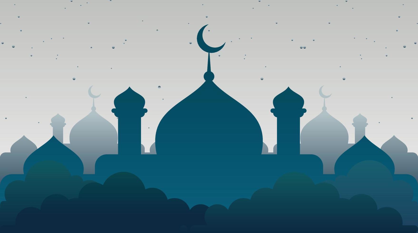 fondo islámico. fondo de eid mubarak. fondo de ramadán kareem. vector