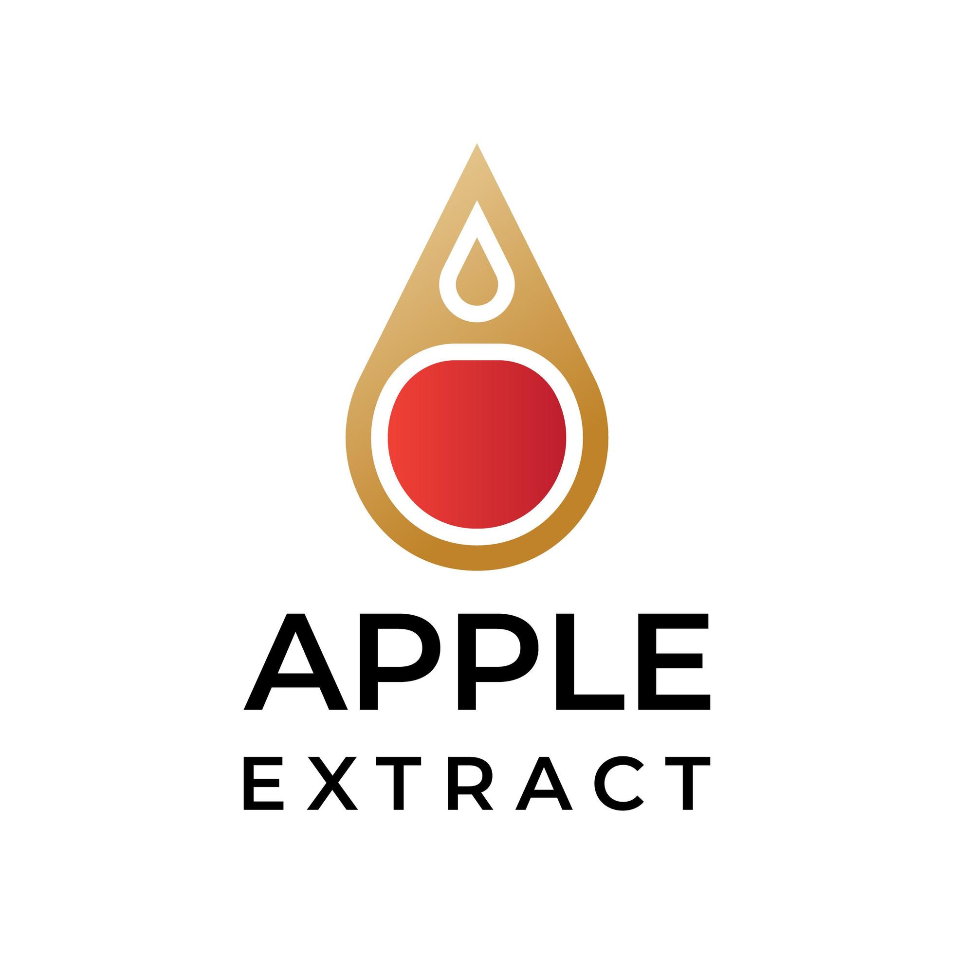 apple extract logo design 6739964 Vector Art at Vecteezy