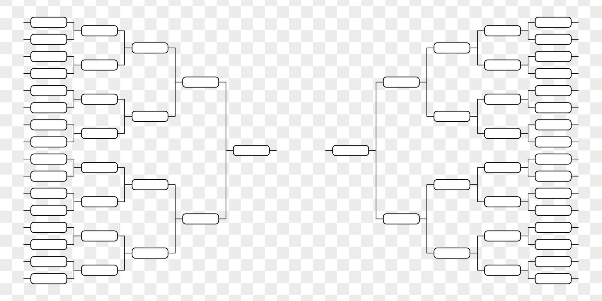 Team Tournament bracket vector