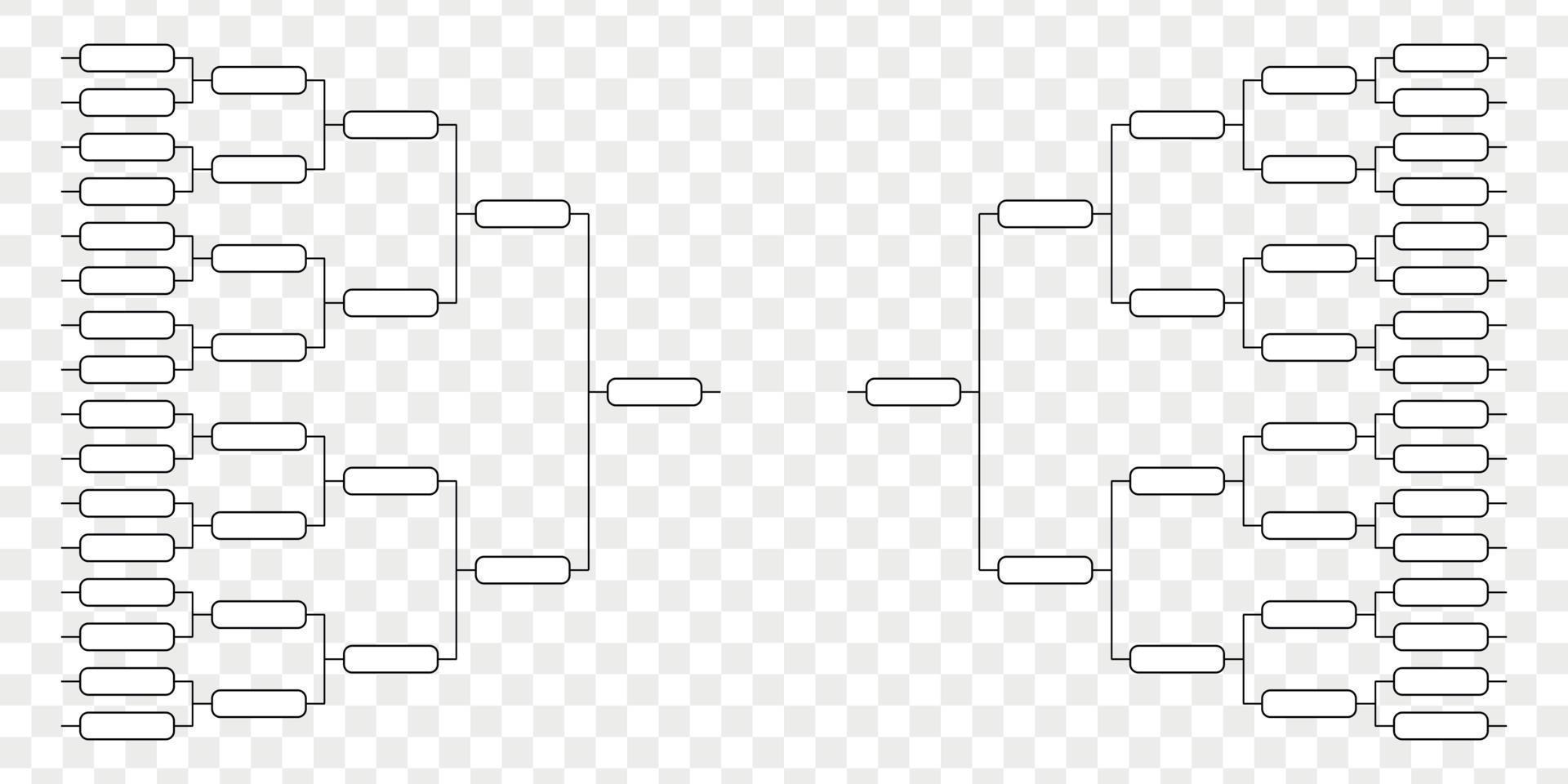 Team Tournament bracket vector