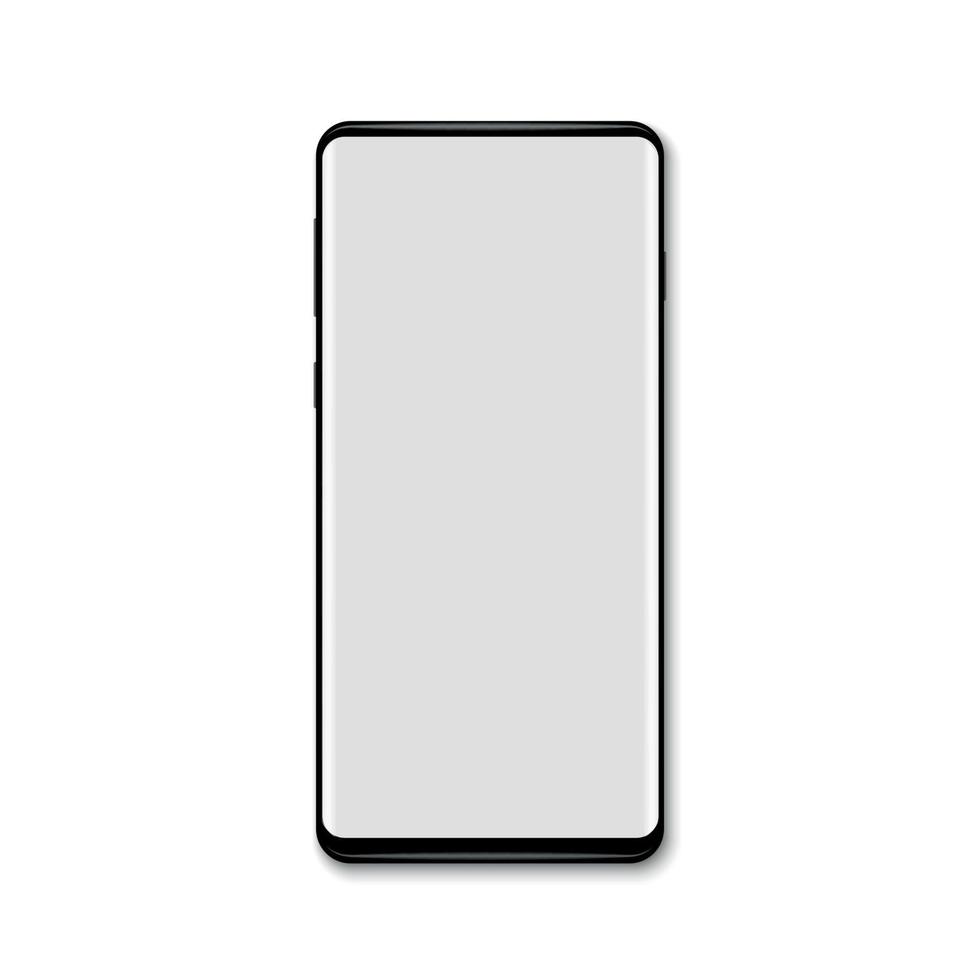 Realistic smartphone mockup vector