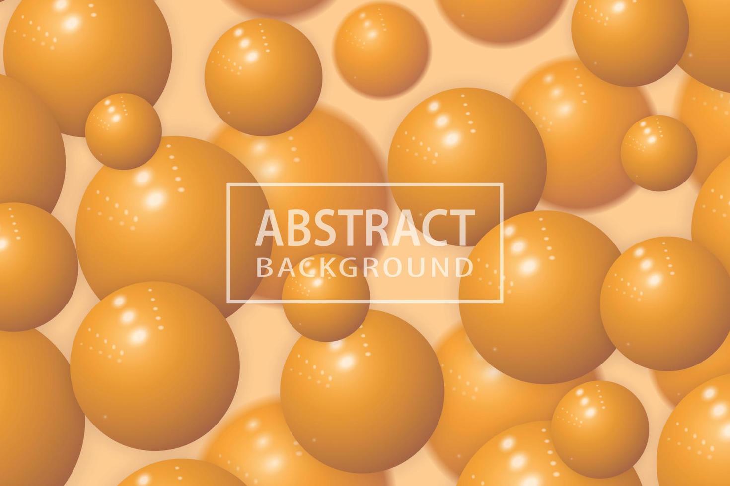 Abstract background with realistic 3d sphere, Vector illustration