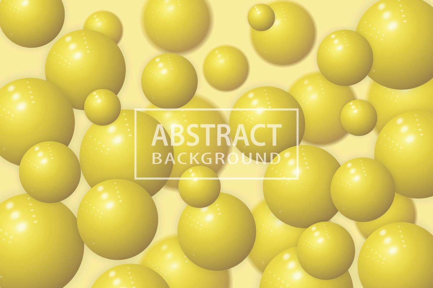 fondo abstracto con esfera 3d realista, ilustración vectorial vector