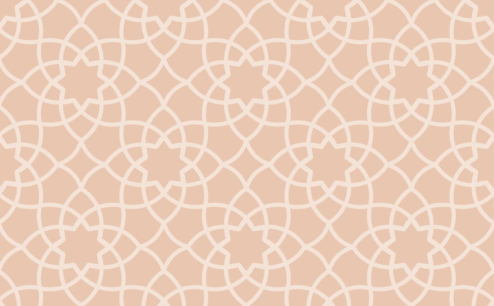 Flat arabic pattern background vector