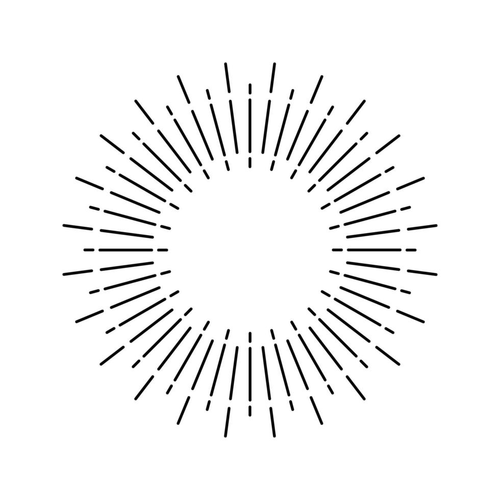 Sunburst. sunburst icon. Retro.Burst design. Sunlight. Vector illustration.
