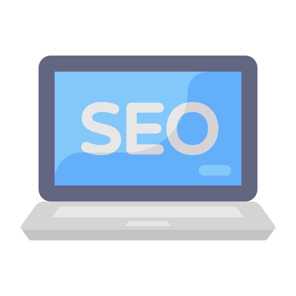Seo vector, search engine optimization concept vector
