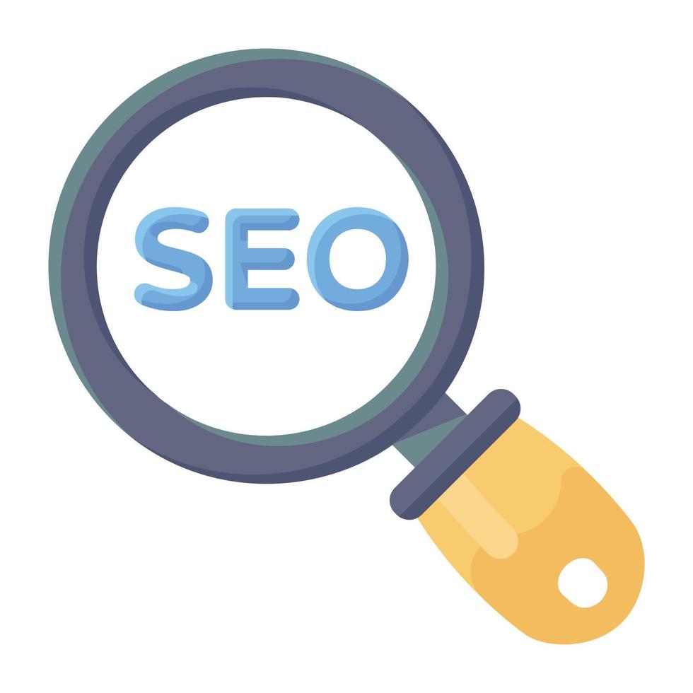 An icon design of seo optimization vector