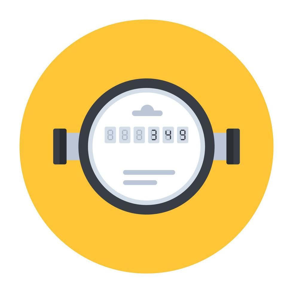 An icon design of smartwatch in editable flat style vector