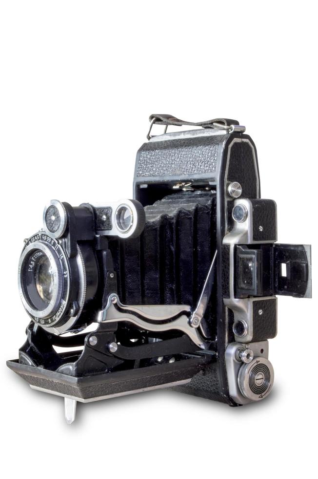 vintage folding film camera photo