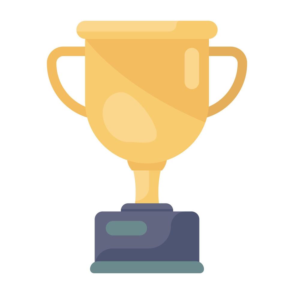 Trophy, award, cup, triumph, achievement, success, vector, icon, flat, reward, vector