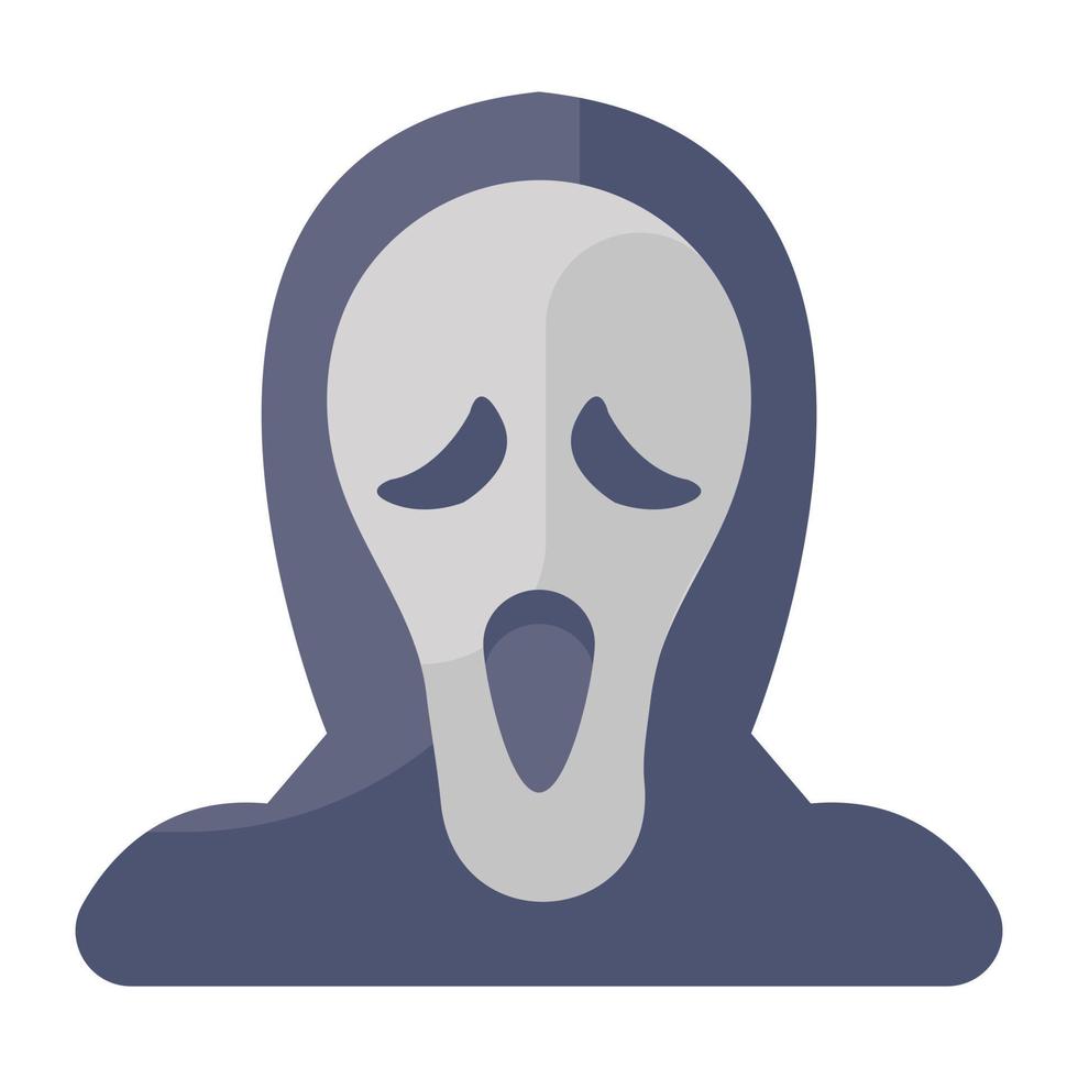 A ghost vector, scary character vector