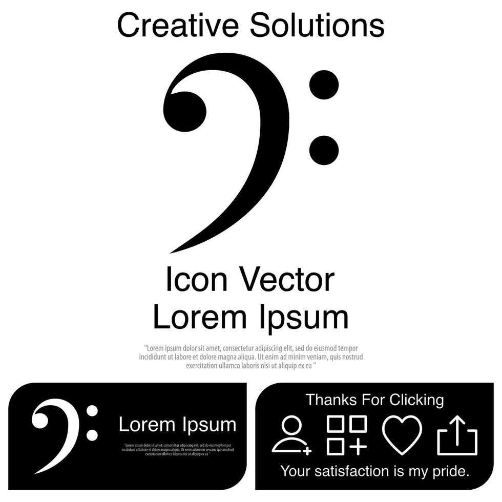 Music Note Icon Vector EPS 10