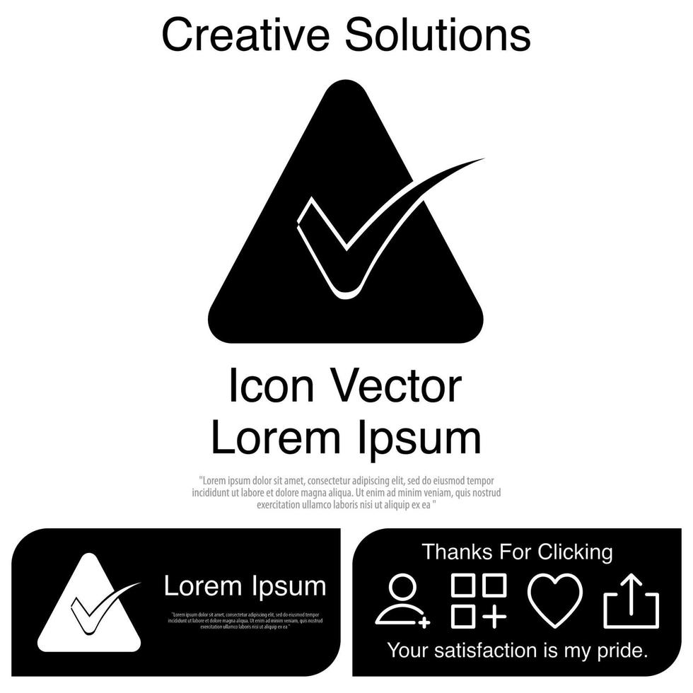Tick icon Vector EPS 10