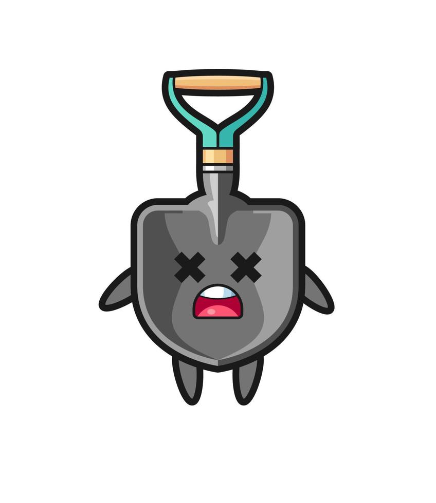 the dead shovel mascot character vector