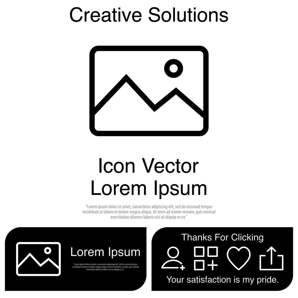 Picture Image Icon Vector EPS 10